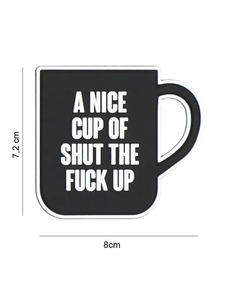 PARCHE PVC A NICE CUP NEGRO 8097