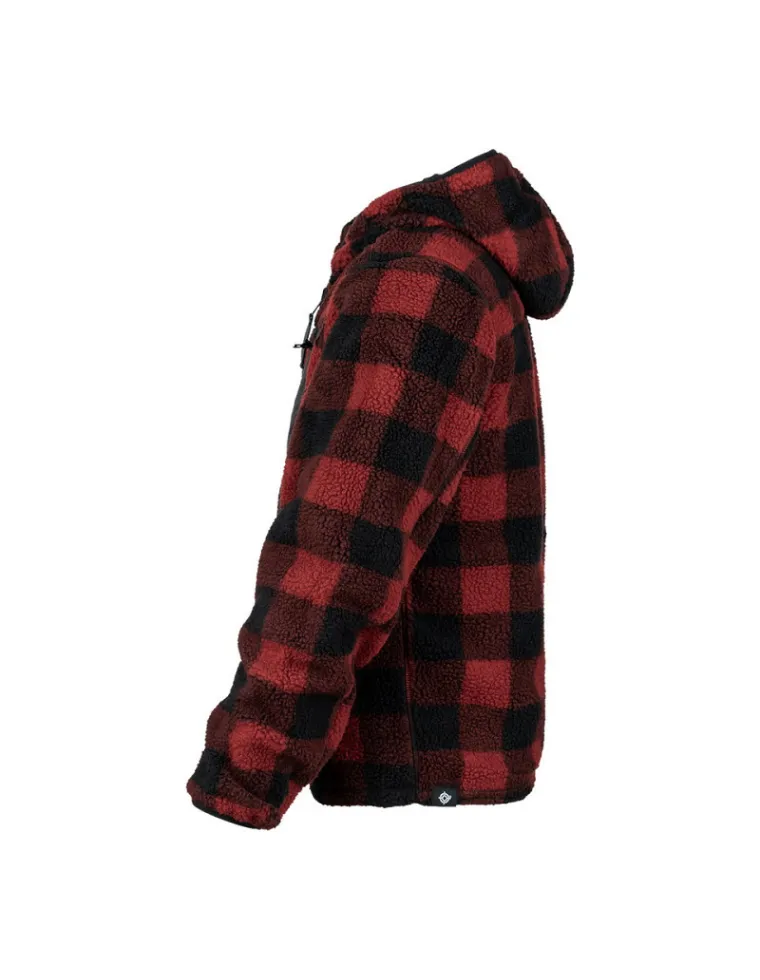 CHAQUETA SHERPA SOFTSHELL REVERSIBLE ROJA