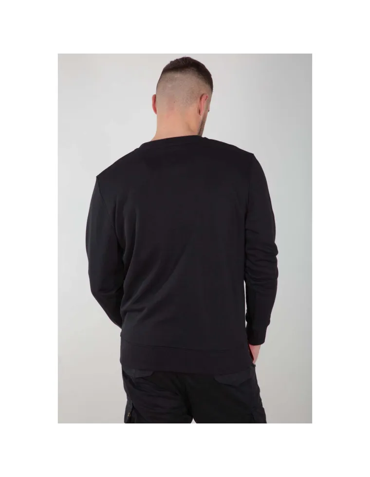 ALPHA IND SUDADERA NEGRA XL