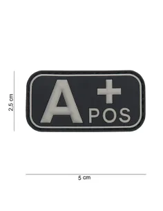 PARCHE PVC A POS NEGRO