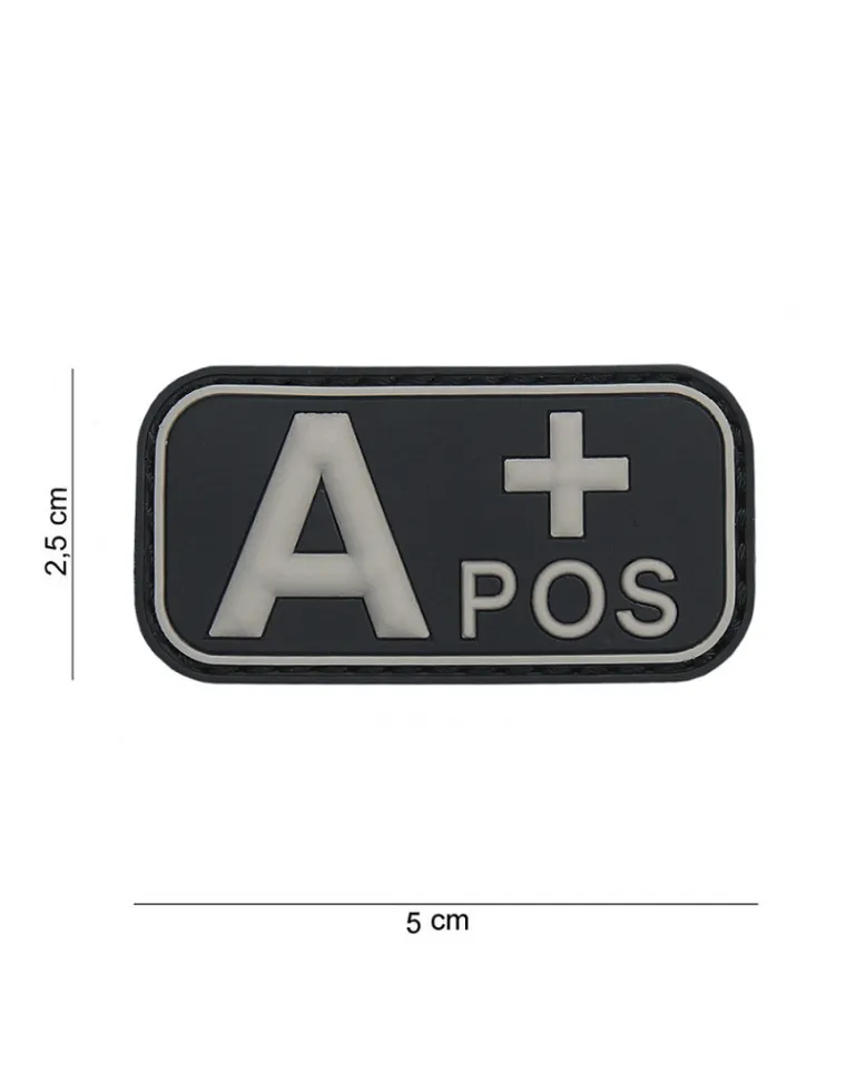 PARCHE PVC A POS NEGRO