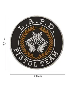 PARCHE PVC L.A.P.D. PISTOL TEAM