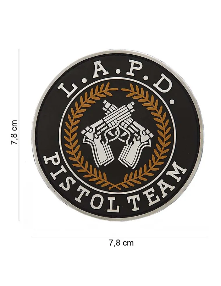 PARCHE PVC L.A.P.D. PISTOL TEAM
