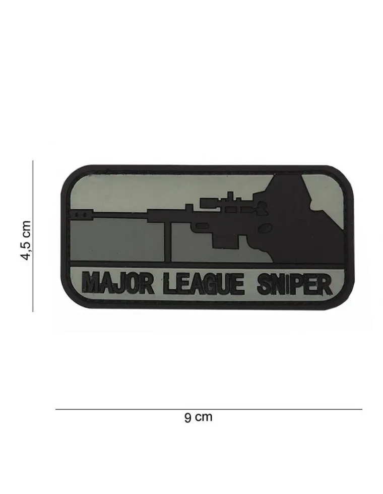 PARCHE PVC MAJOR LEAGUE SNIPER OSCURO