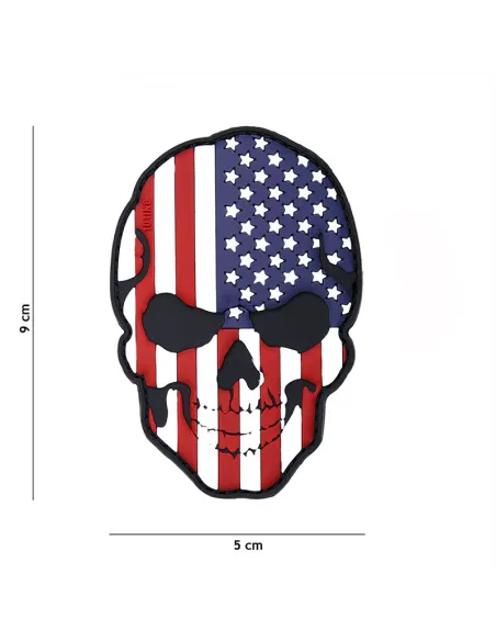PARCHE PVC CALAVERA ESTADOS UNIDOS
