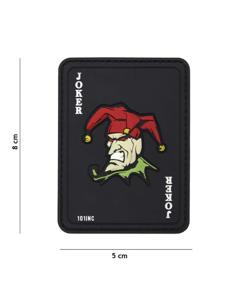 PARCHE PVC JOKER NEGRO