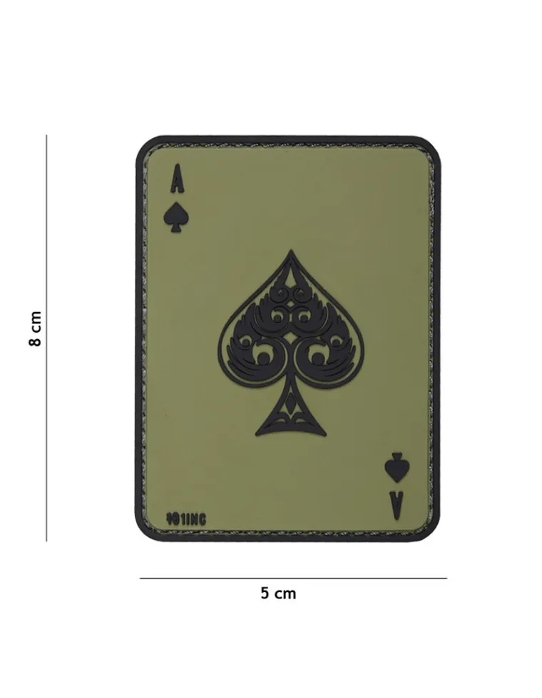 PARCHE PVC AS DE PICAS VERDE