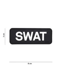 PARCHE PVC SWAT NEGRO