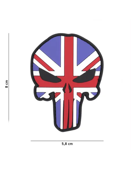 PARCHE PVC CALAVERA REINO UNIDO