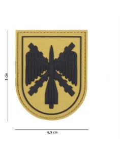 PARCHE PVC ESCUDO AMARIILLO