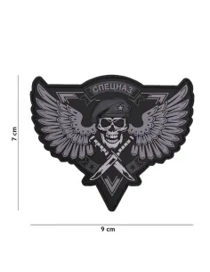 PARCHE PVC SPETSNAZ SKULL GRIS