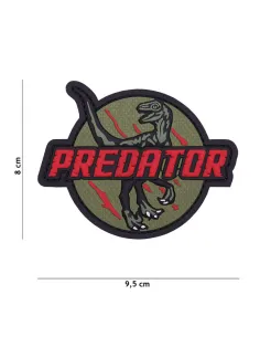 PARCHE PVC PREDATOR ROJO