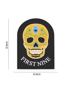 PARCHE PVC FIRST NINE AMARILLO