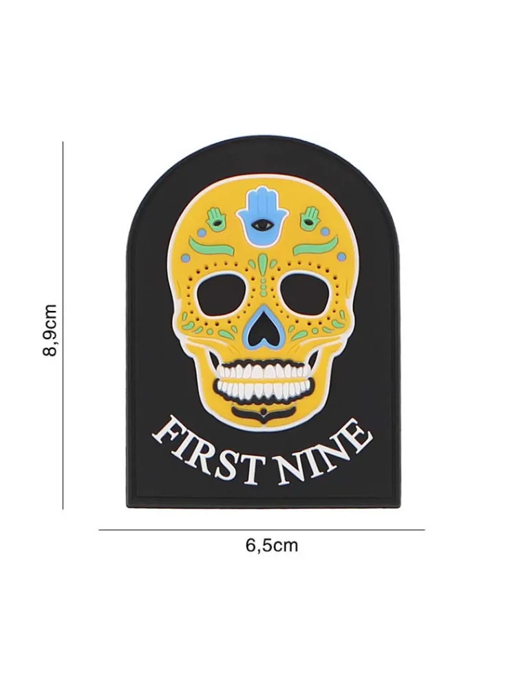 PARCHE PVC FIRST NINE AMARILLO