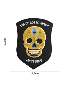 PARCHE PVC  FIRST NINE ESCUDO AMARILLO