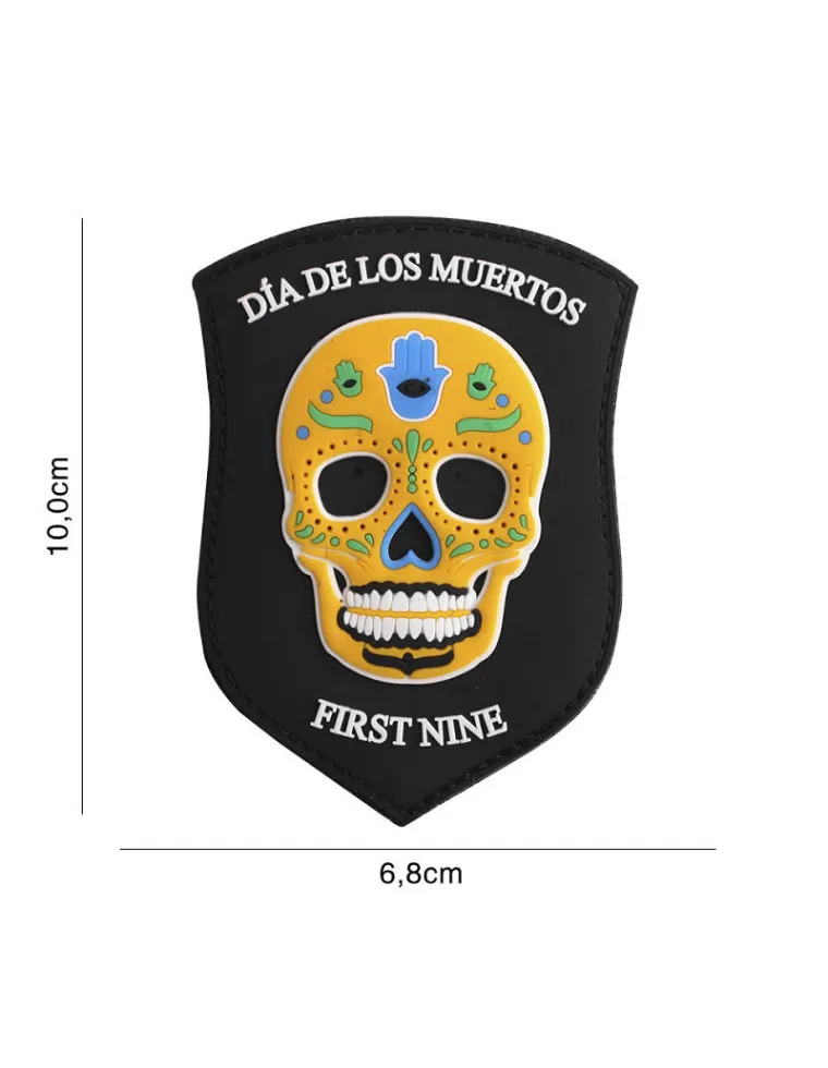 PARCHE PVC  FIRST NINE ESCUDO AMARILLO