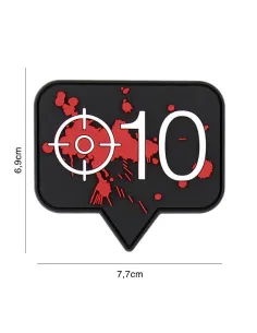 PARCHE PVC HEADSHOT 10