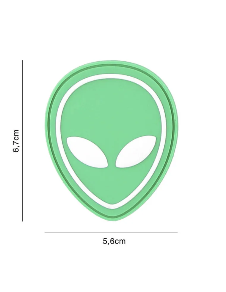 PARCHE PVC ALIEN VERDE