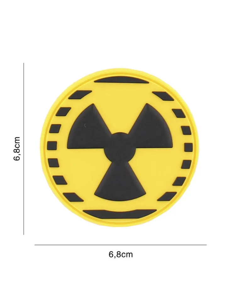 PARCHE PVC NUCLEAR AMARILLO