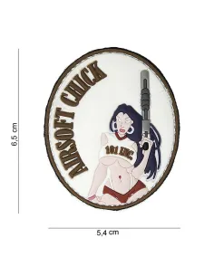 PARCHE PVC AIRSOFT CHICK 2