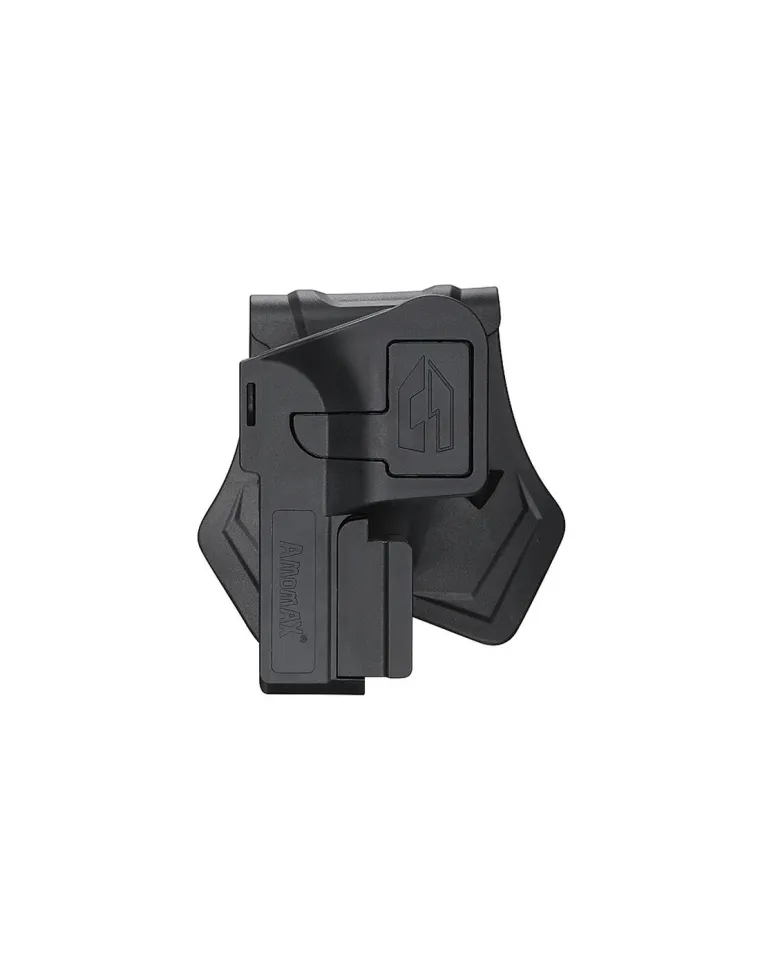 FUNDA RIGIDA UNIVERSAL PARA PISTOLA CON RAIL AMOMAX