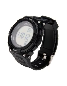 RELOJ TACTICO CON PODOMETRO NEGRO DELTA TACTICS