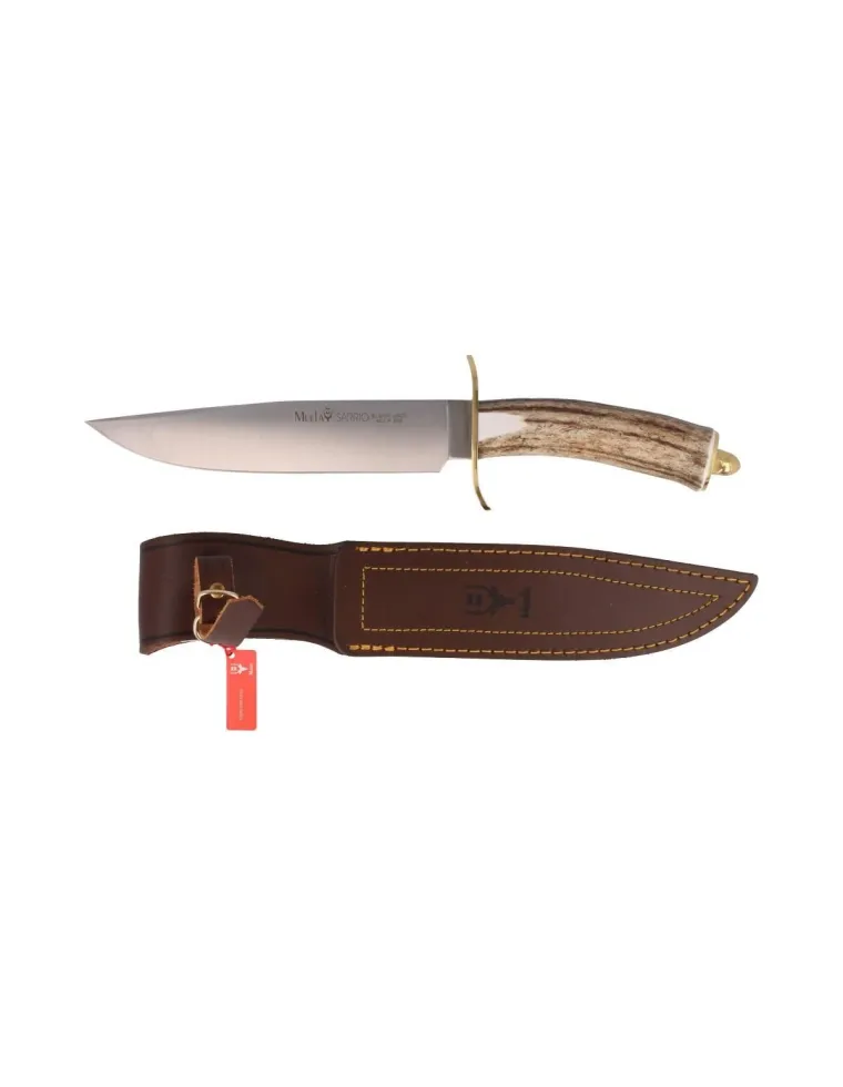 CUCHILLO CAZA MUELA SARRIO 19A ASTA CIERVO