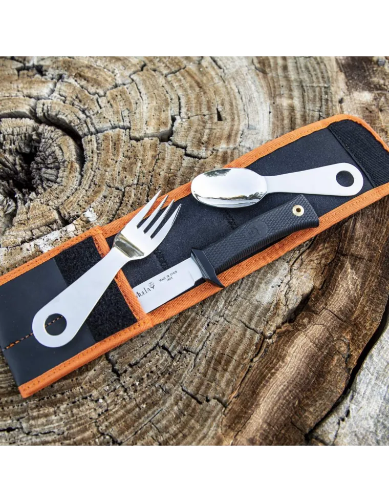 SET CUBIERTOS CAMPING MUELA