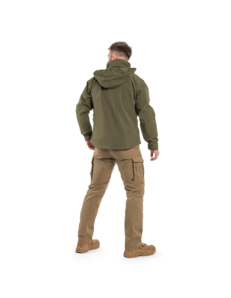 CHAQUETA SOFTSHELL SCU VERDE