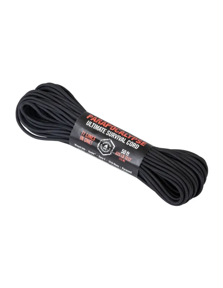 CUERDA PARACORD HELIKON TEX PARACOPALYPSE BLACK