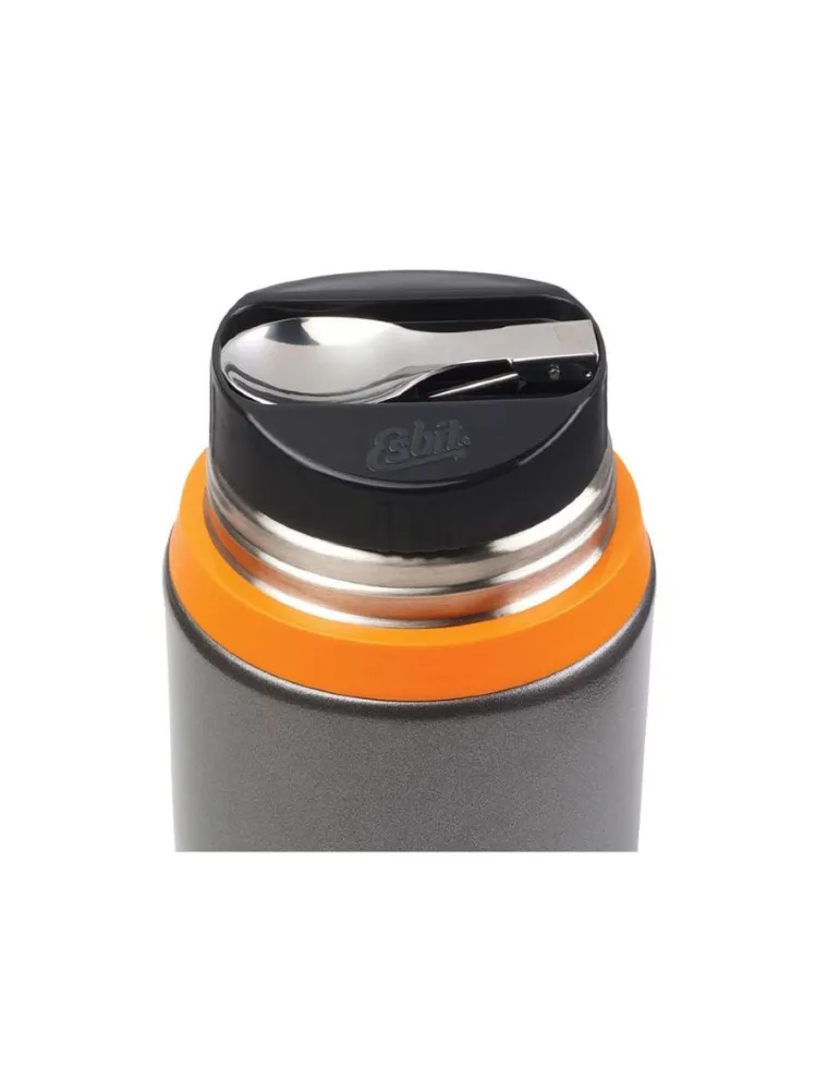 ESBIT TERMO ALIMENTOS 750ml NEGRO CON CUCHARA
