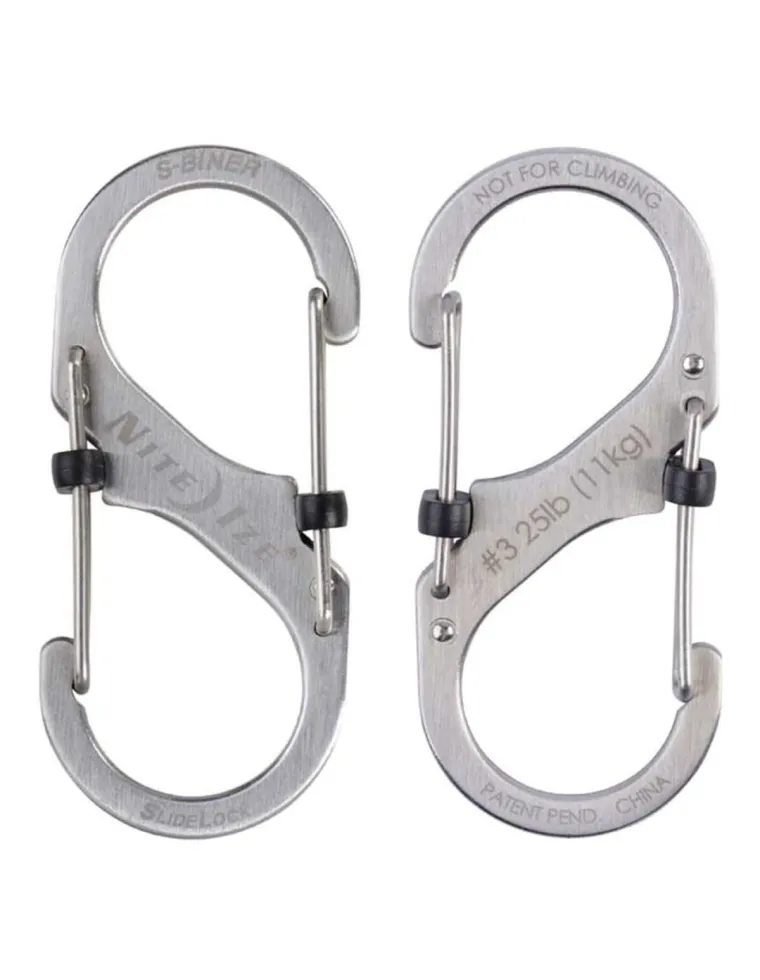 MOSQUETON S-BINER SLIDELOCK STEEL SEGUR METAL  4,5kg