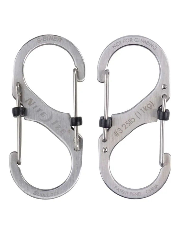 MOSQUETON S-BINER SLIDELOCK STEEL SEGUR METAL  4,5kg