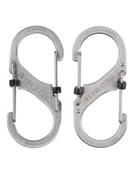 MOSQUETON S-BINER SLIDELOCK STEEL SEGUR METAL  4,5kg
