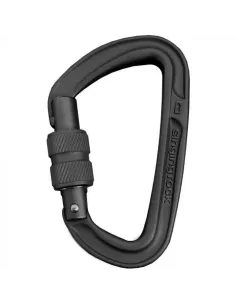 MOSQUETON SINGING ROCK CON SEGURO NEGRO