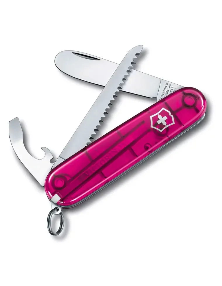 MI PRIMERA VICTORINOX C/S ROSA TRANSLUCIDO