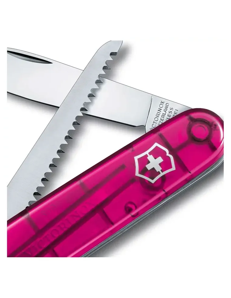 MI PRIMERA VICTORINOX C/S ROSA TRANSLUCIDO