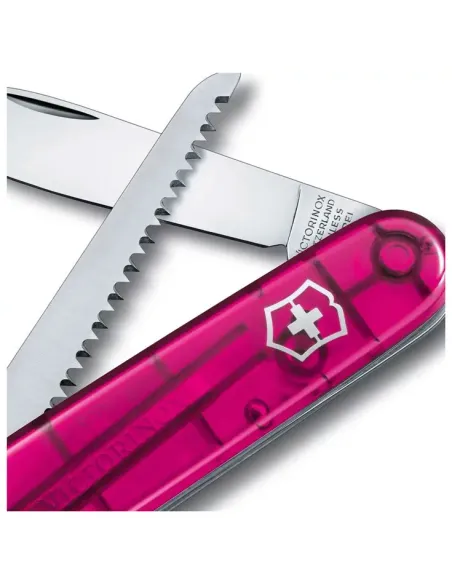 MI PRIMERA VICTORINOX C/S ROSA TRANSLUCIDO