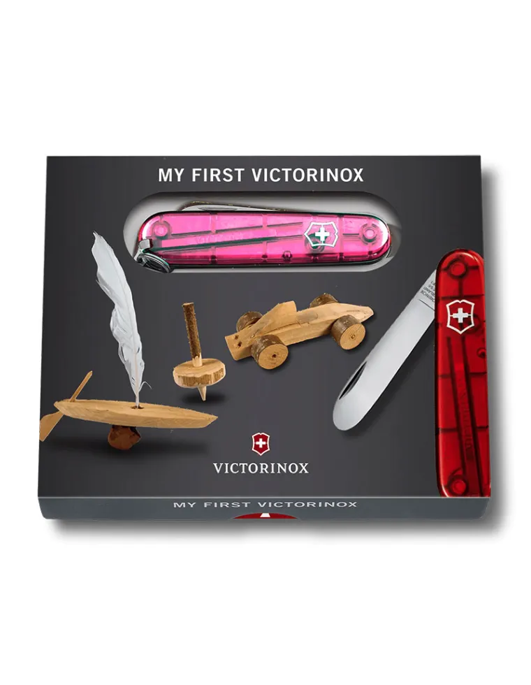 MI PRIMERA VICTORINOX C/S ROSA TRANSLUCIDO