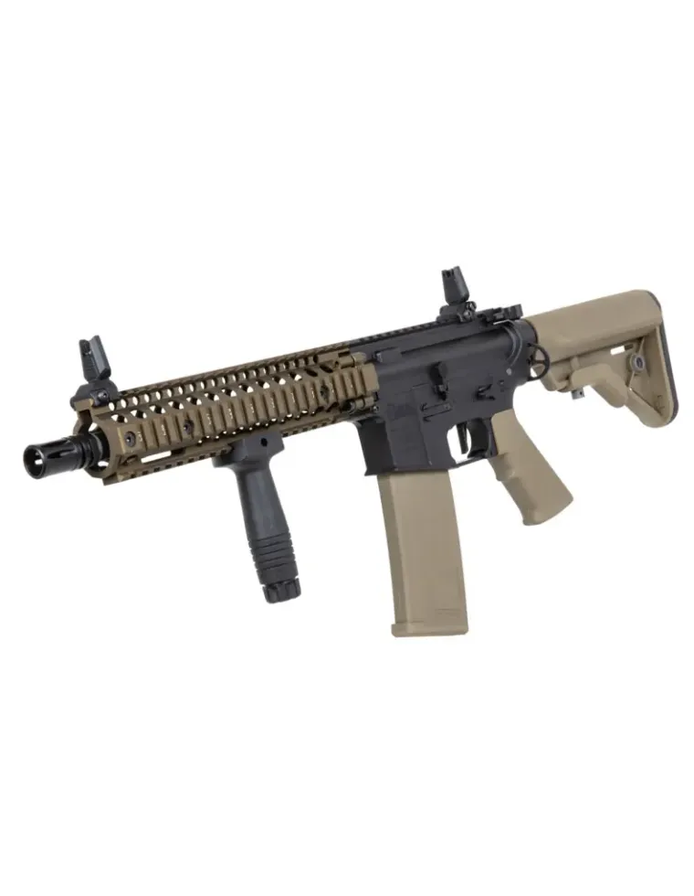 SPECNA ARMS DANIEL DEFENSE MK18 SA-E19 EDGE HAL ETU NEGRO/TAN AIRSOFT