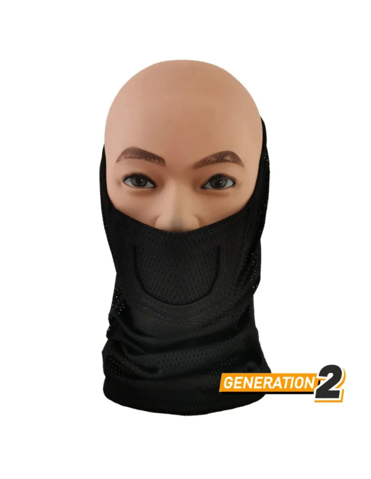 MASCARA FACE WARRIOR CYGNUS ARMORY BLACK