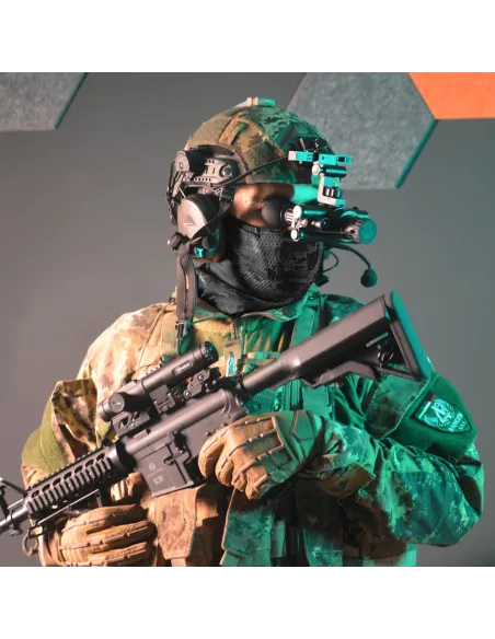MASCARA FACE WARRIOR CYGNUS ARMORY BLACK