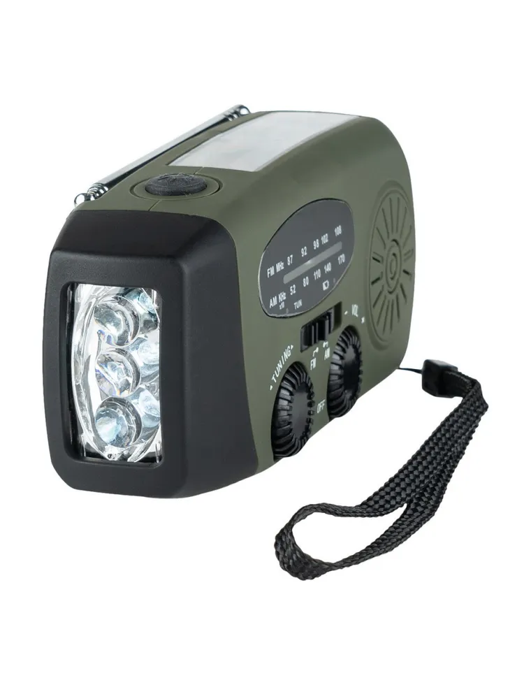 RADIO DE MANIVELA DE EMERGENCIA FOSCO