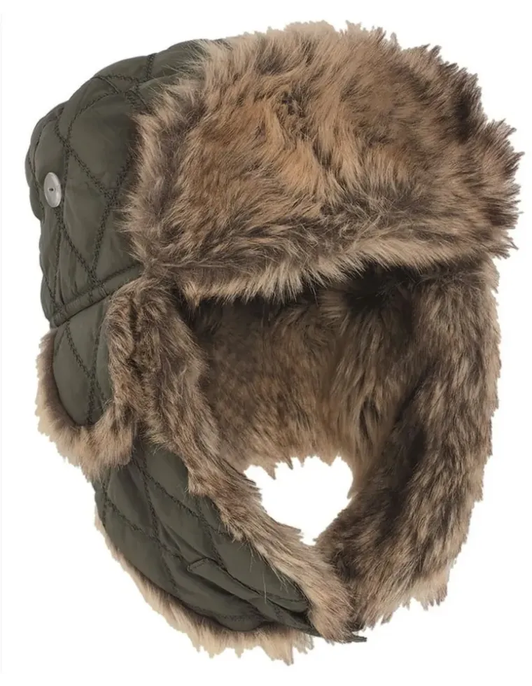 GORRO OREJERAS INVIERNO VERDE