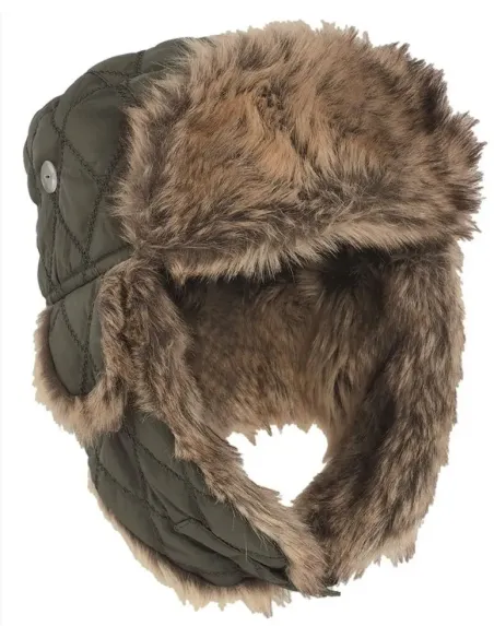 GORRO OREJERAS INVIERNO VERDE