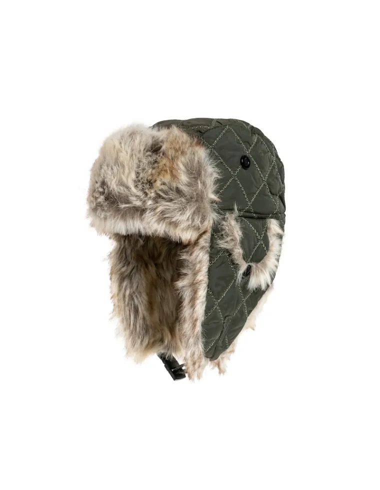 GORRO OREJERAS INVIERNO VERDE