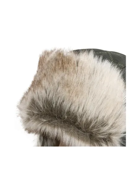 GORRO OREJERAS INVIERNO VERDE