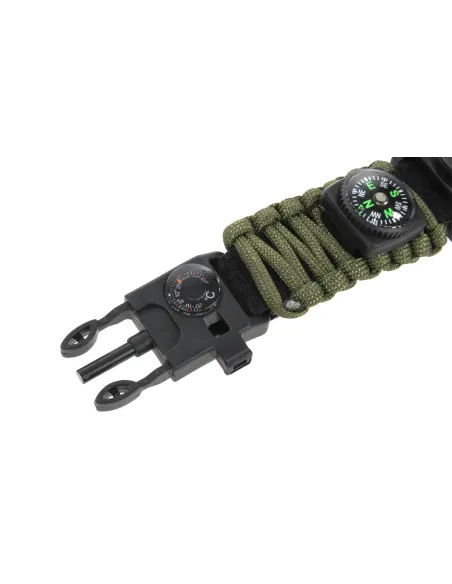 RELOJ TACTICO ARMY NYLON VERDE  DELTA TACTICS