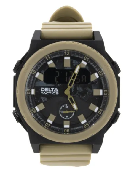 RELOJ TACTICO ANALOG-DIGITAL TAN DELTA TACTICS