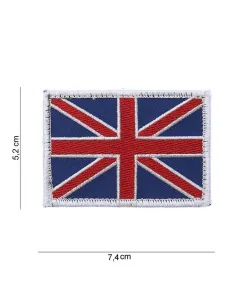PARCHE BORDADO BANDERA GRAN BRETAÑA VELCRO